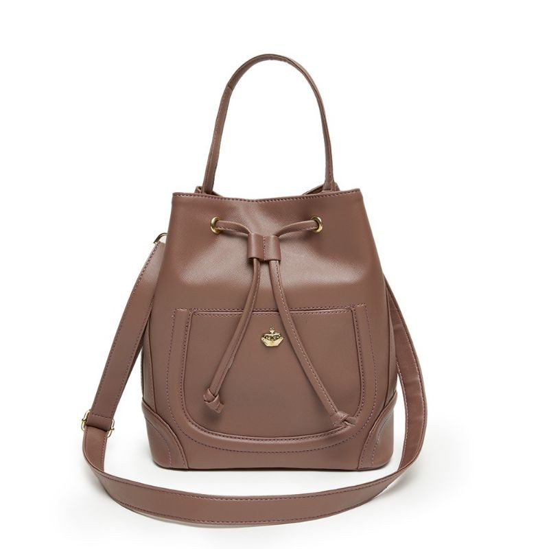 TAS SERAVINA CARAMEL T6866C1 / TAS SELEMPANG TAS SERUT WANITA SOPHIE MARTIN PARIS / TAS SERUT MURAH