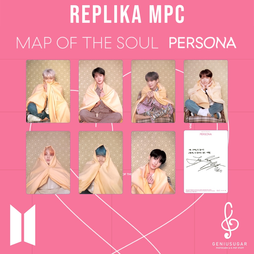 [REPLIKA BTS] PHOTOCARD MPC PERSONA UNOFFICIAL