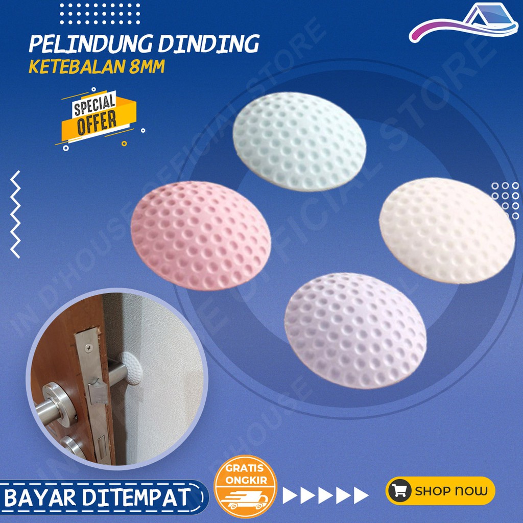 Karet Penahan Ganjalan Pintu Pelindung Dinding Door Stopper