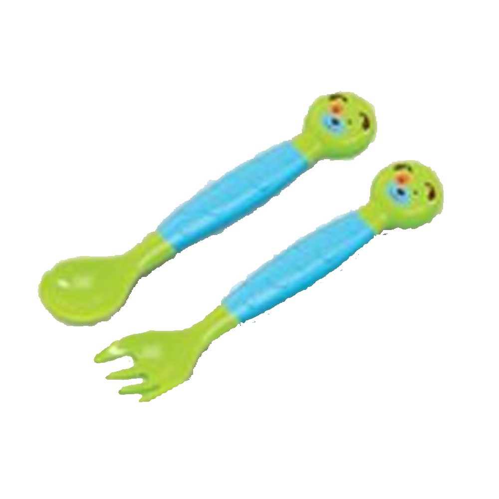 Baby Safe Spoon &amp; Fork Sendok Makan Bayi Lucu