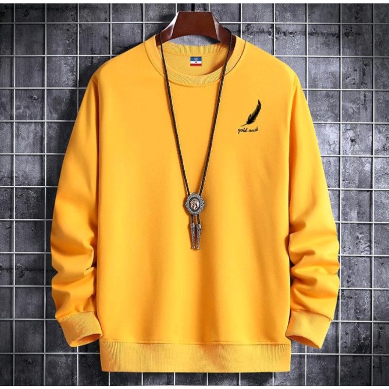 Sweater Crewneck pria/wanita GOOD termurah /bahan fleece lembut dan tebal