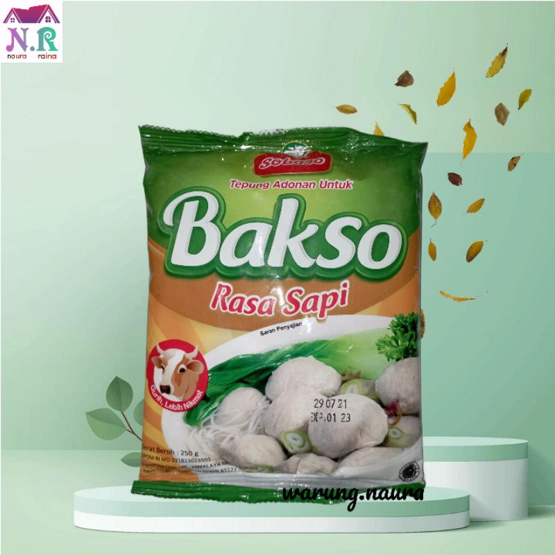 

Sobaso tepung adonan komplit rasa sapi 250 gram