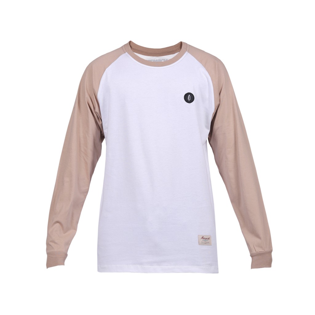 

Morwick Kaos Tangan Panjang Raglan Pattern Putih Cream