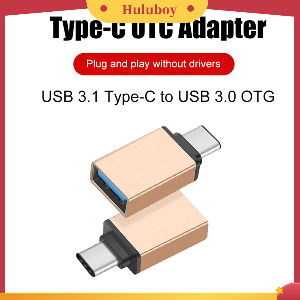 Adaptor Konverter USB Tipe C Male Ke USB 3.0 Female OTG Untuk Ponsel Android