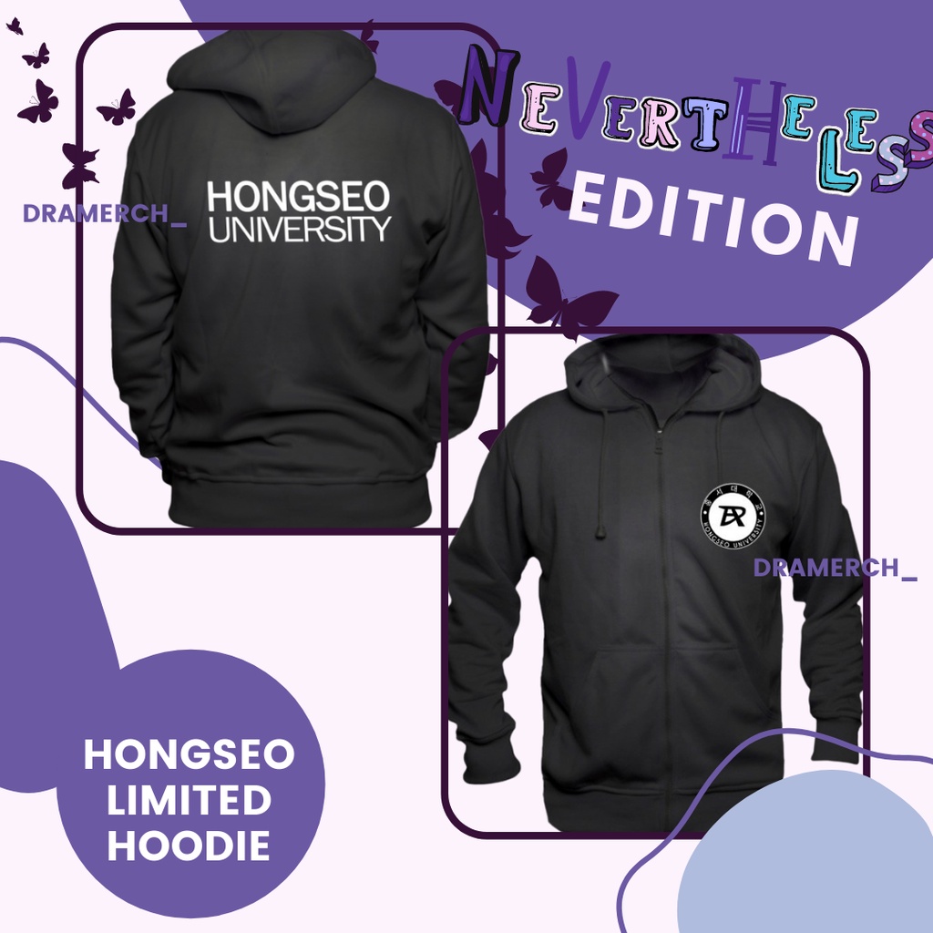 Jaket Hoodie NEVERTHELESS Hongseo university park jae eon yu nabi han seo hee song kang drakor style