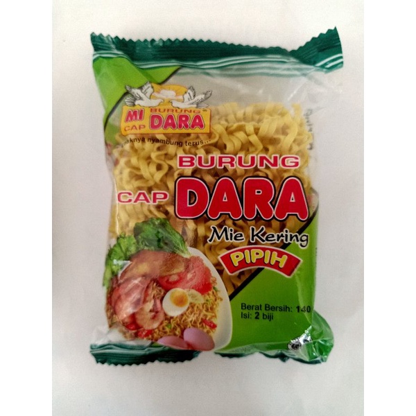 

Mi Cap Burung Dara Mi Kering Pipih Original 140g