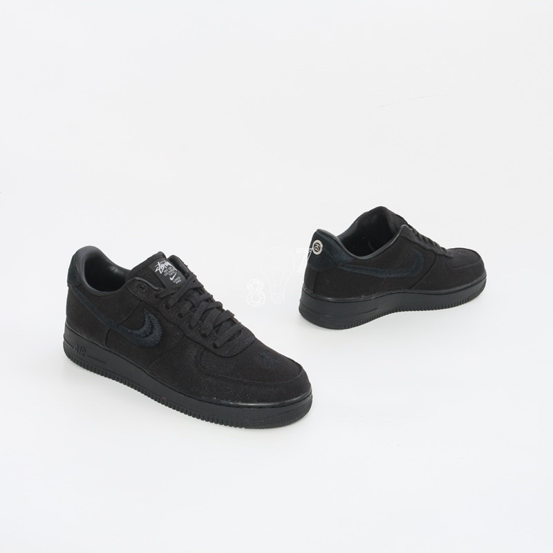 Air Force 1 Low Stussy Triple Black