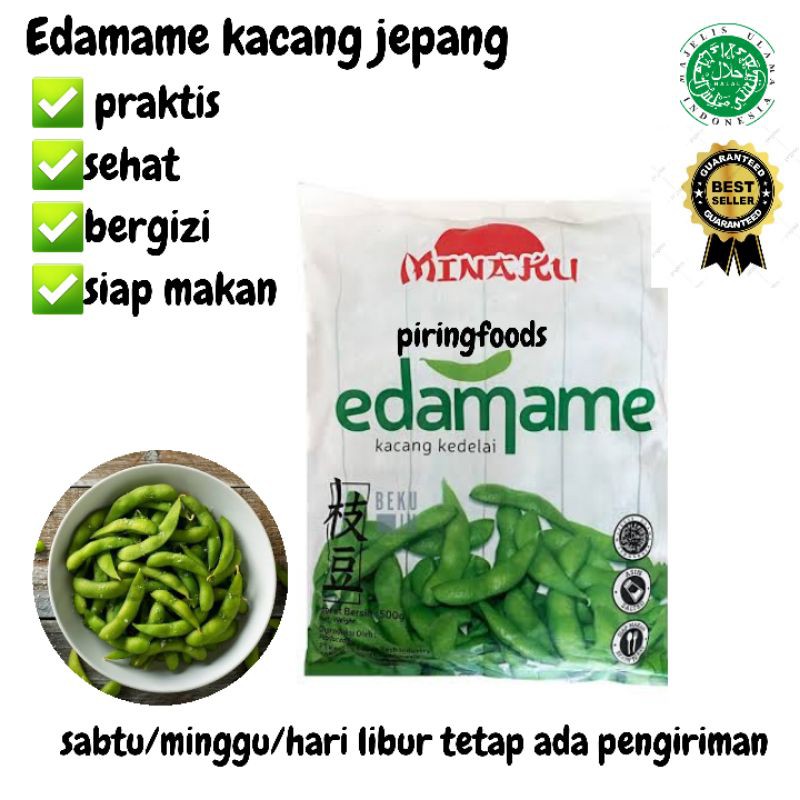 

KACANG EDAMAME SIAP Makan//minaku 500 gr // kacang kedelai jepang