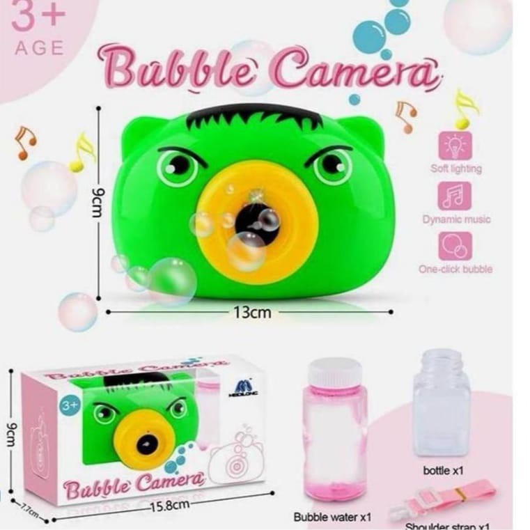 BUBBLE CAMERA ELEKTRIK FREE BUBBLE 628