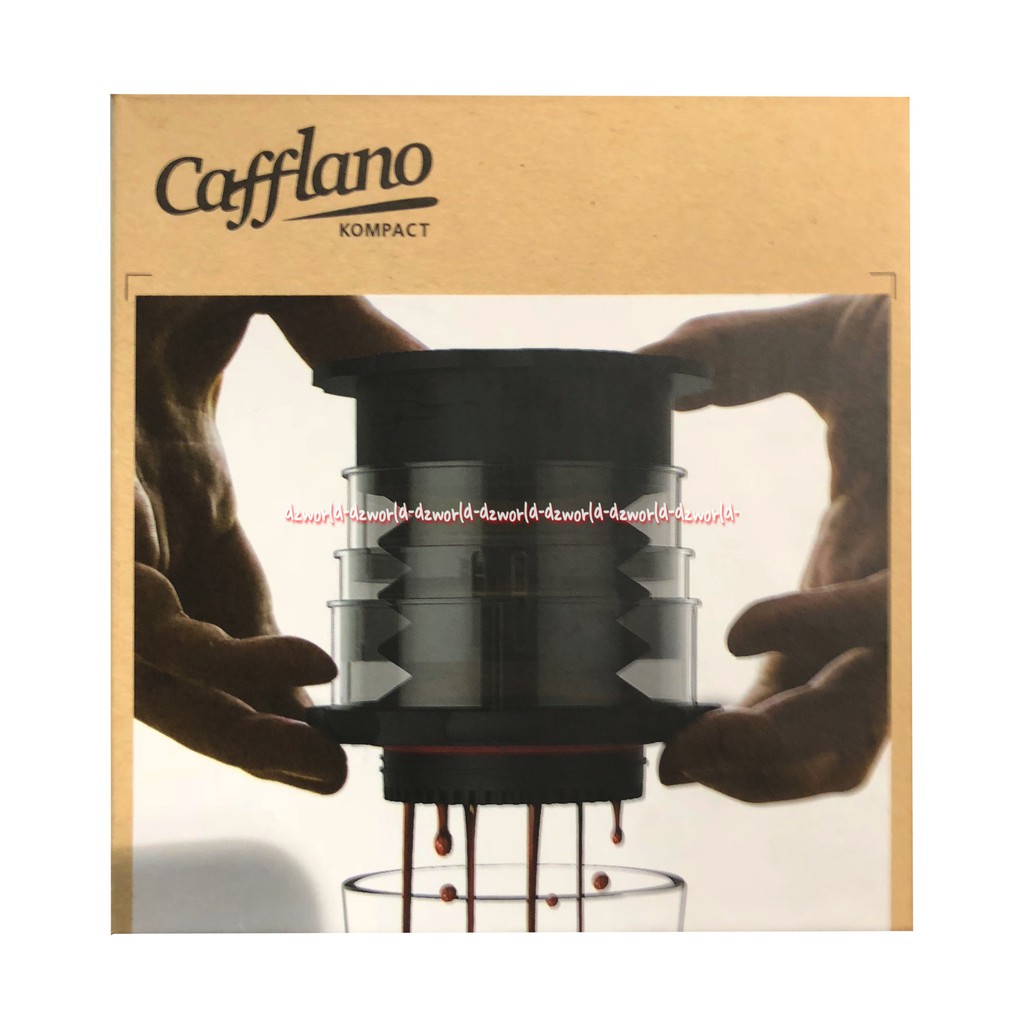 Cafflano Pembuat Kopi Kompact Hot &amp; Cold Dengan Tutup Kedap Udara