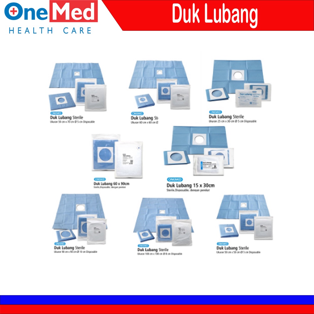 Rajamitrateknik Duk Lubang Medis Operasi Steril Disposable Onemed