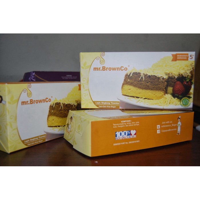 

LAPIS SINGKONG TIRAMISU - mr.BrownCo