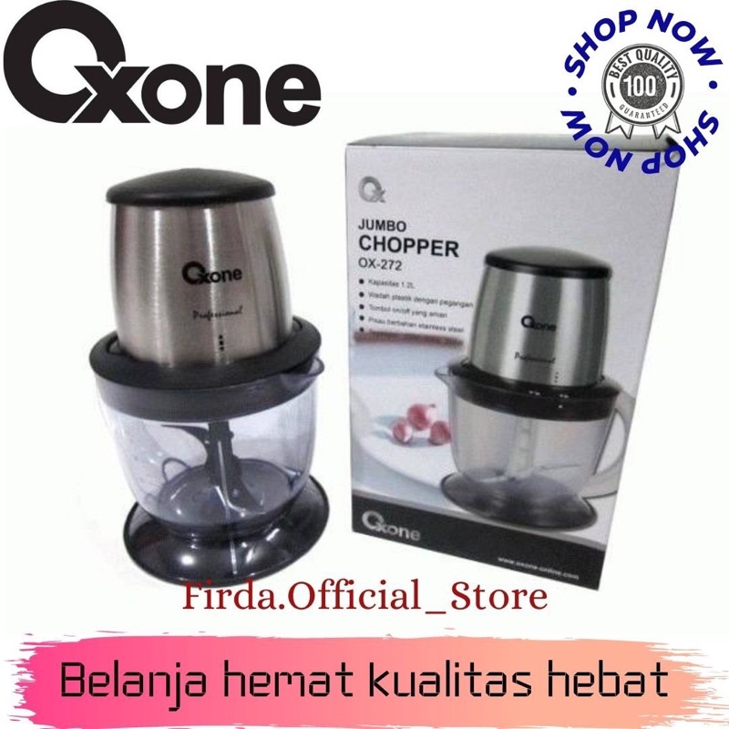 FOOD JUMBO CHOPPER / BLENDER DAGING / BUMBU OXONE OX 272 / OX-272