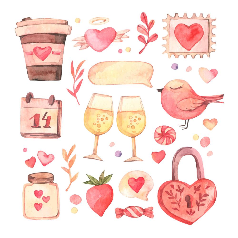 

Sticker Valentines Vol.2 / Happy Valentine Sticker / Sticker traveling/ stiker jurnal travel / aesthetic journal sticker