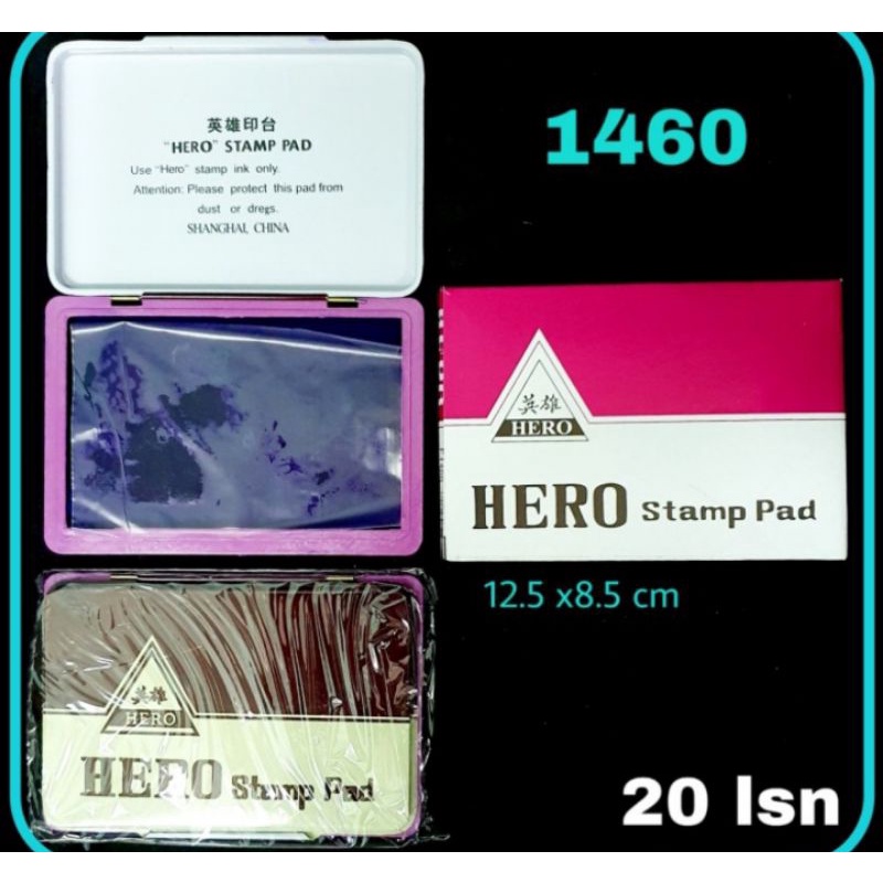 

SOS Stamp Pad HERO 1460 Besar / Bantal Stempel / Bak Stempel / Tinta