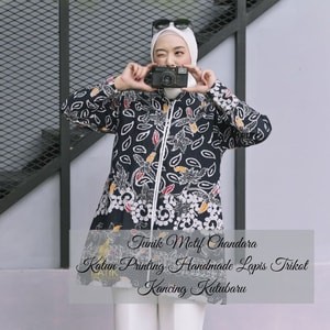 PRABUSENO // BATIK PRABUSENO TUNIK MOTIF KEMBANG CHANDARA