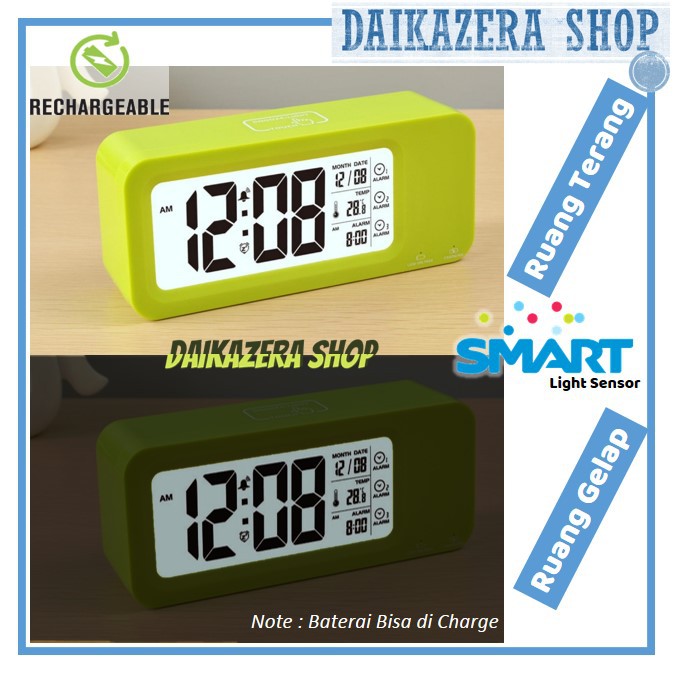 Jam Meja / Smart Timepiece Backlight Alarm Clock - JP9908