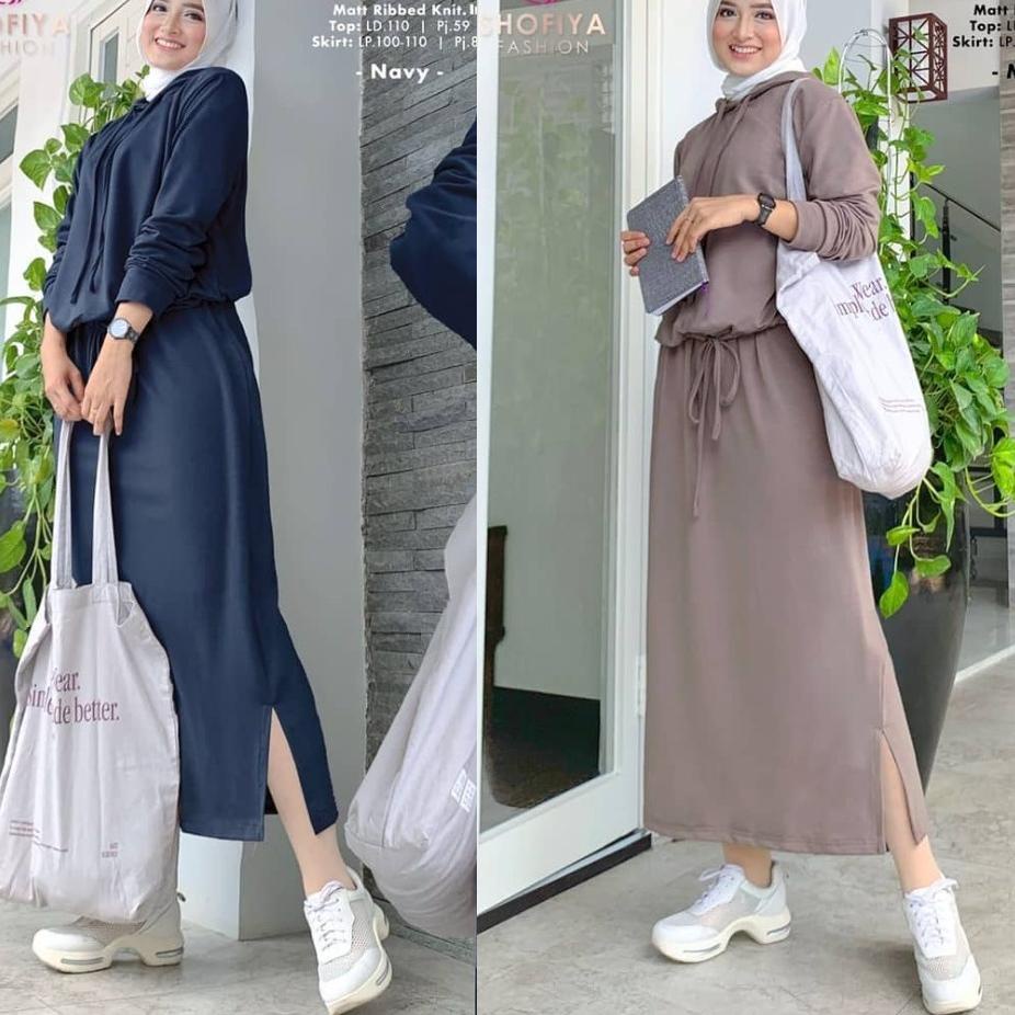 [PRODUK FWMCZ] setelan atasan rok alexa / one set rok muslim / setelan atasan rok alexa / setelan ro