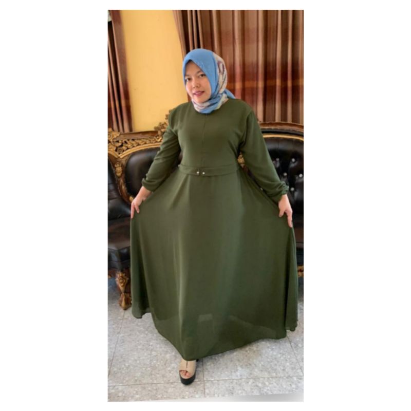 Gamis seruty busui payung 4 meter