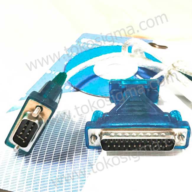 KABEL KONVERTER USB TO RS232 DB9 SERIAL WITH DB25 male ADAPTER