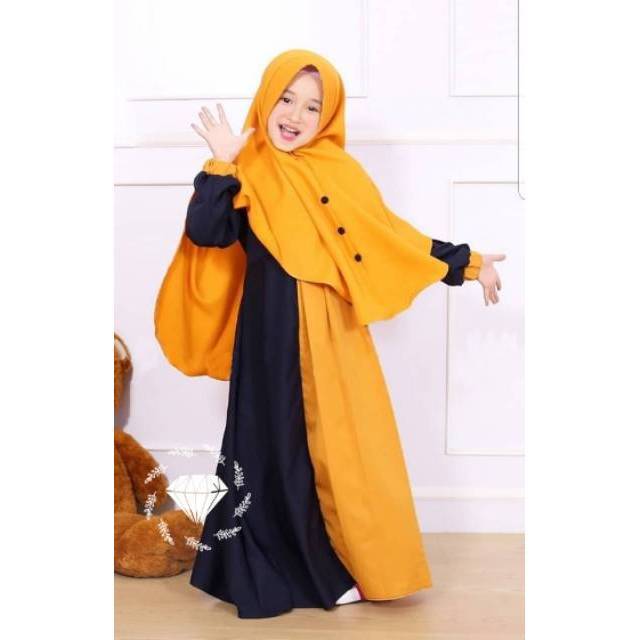 SYARI TORI KID, MOSCREPE, GAMIS HIJAB MUSLIM, DRESS MAXY