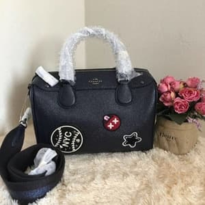 SUPER PROMO Tas Coach mini bennet patchwork