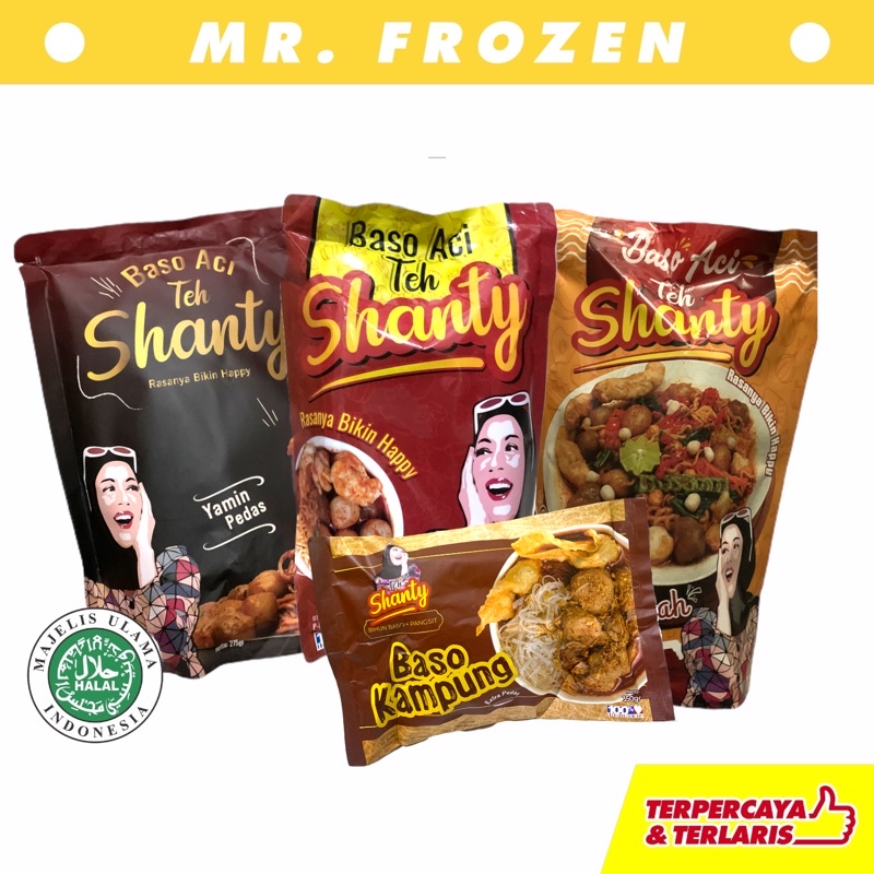 

Baso Aci Teh Shanty Original | Yamin Shanty | Nyemek Rempah 200 Gram