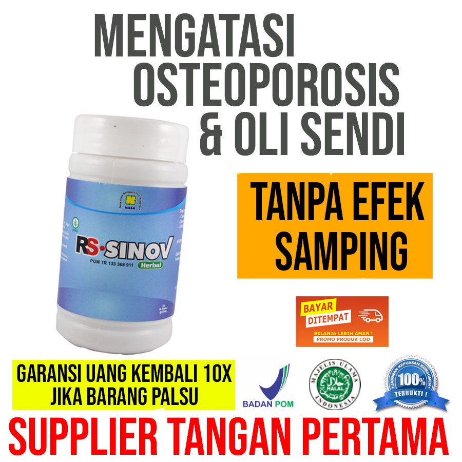 Obat Rematik Nyeri Sendi Osteoporosis RS Sinov Nasa Herbal Ampuh 100%