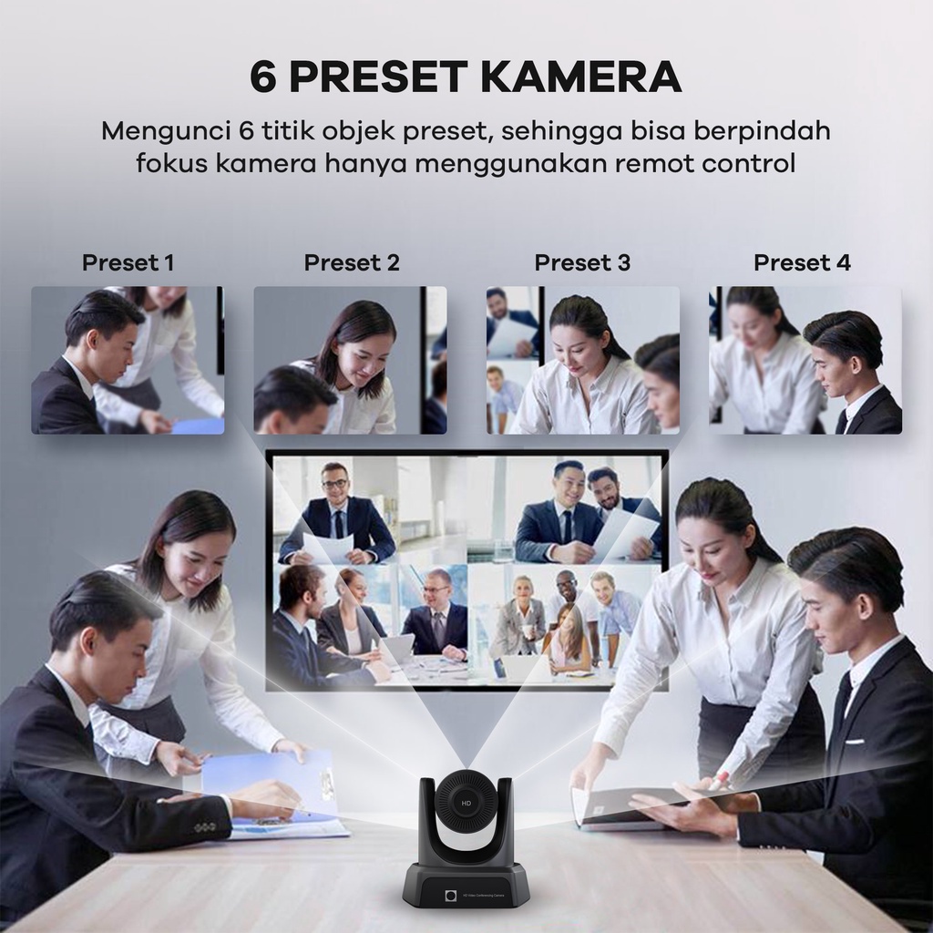 Webcam Video Conference JETE Group VC with 2 Expansion Mic - Garansi 2 Tahun