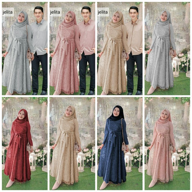 Oz.maxi gamis moscrepe jelita