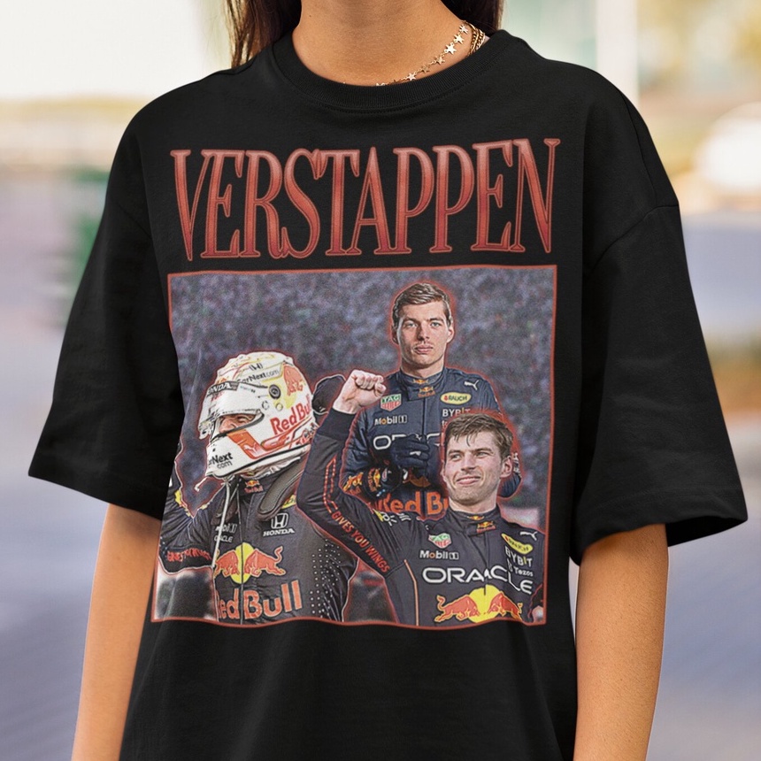 Jual Kaos Max Verstappen,Max Verstappen Grand Prix F1 Formula One Shirt ...