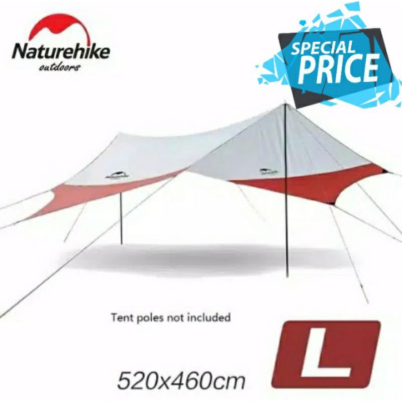 FLYSHEET TENDA NATUREHIKE HEXAGON NH16T012-S-SIZE L- tenda