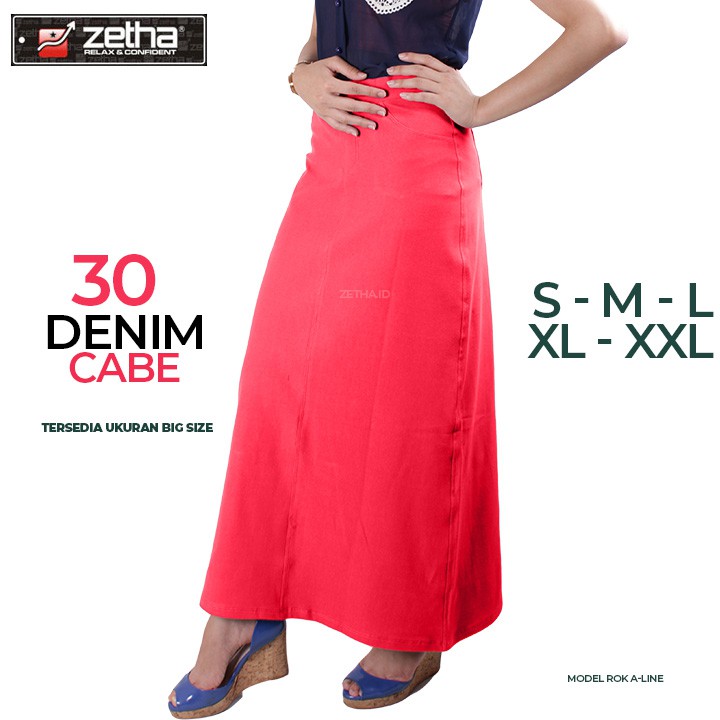 Rok ZETHA Denim Cabe