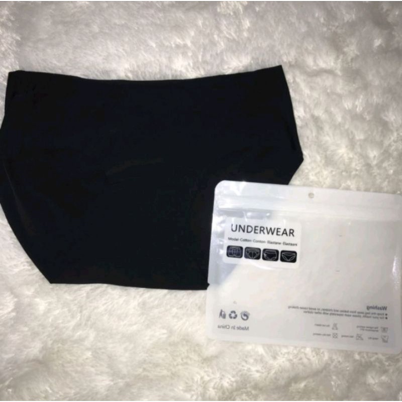 Celana Dalam Uniqlo Airsm (Firsthand Gudang Harga Launching)-Black