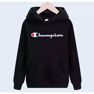 black hoodie champion