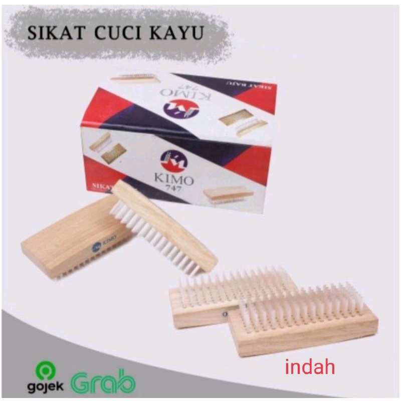 Sikat Cuci Kayu Kimo 12 pcs