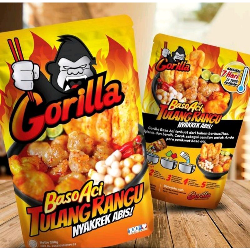 

Gorilla Instant - Baso Aci Tulang Rangu 200gr