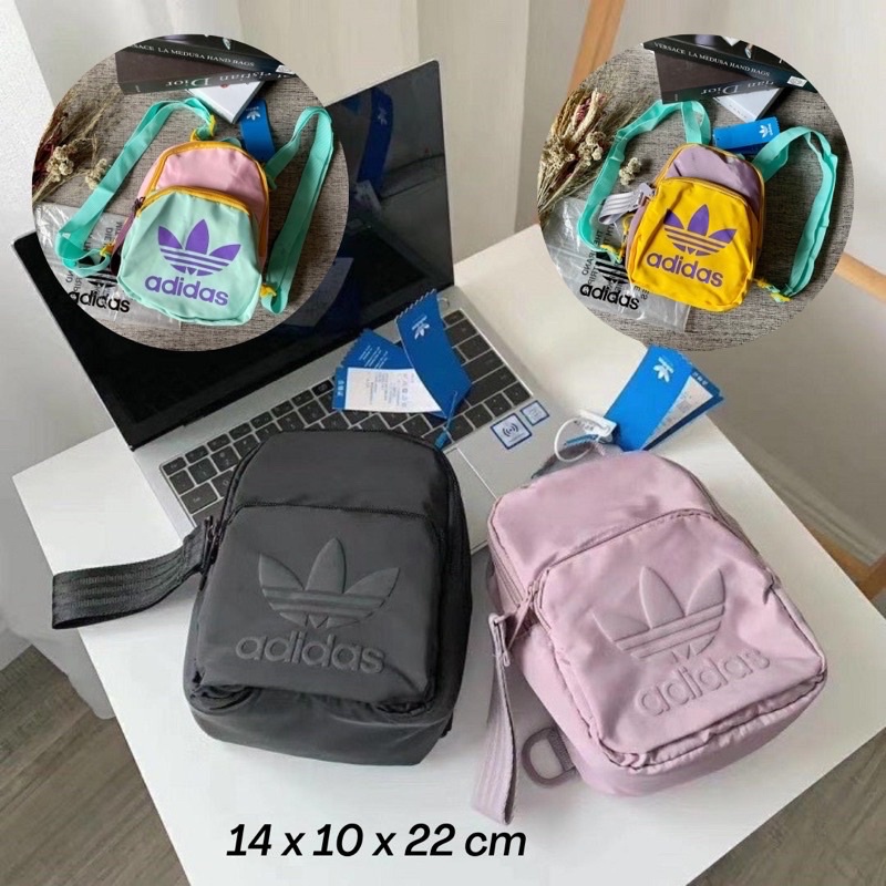 ((BEST QUALITY)) ADIDAS MINI SLINGBAG / ADIDAS MINI BACKPACK / ADIDAS MINI BAG / TAS SELEMPANG ADIDAS / TAS WANITA ADIDAS / SLINGBAG ADIDAS MULTICOLOR