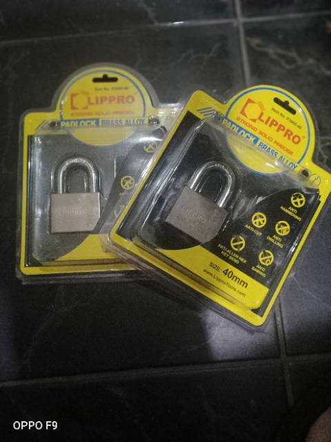 LIPPRO-Gembok 40mm leher Pendek High Security