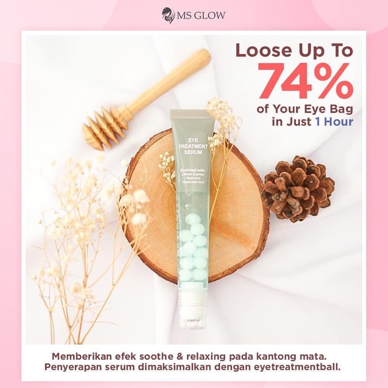 MS GLOW EYE TREATMENT SERUM/ EYE SERUM MS GLOW