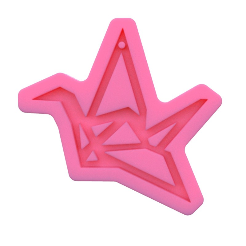 Moonlight&quot; DIY Crafts Jewelry Earring Keychain Epoxy Resin Mold Paper Crane Silicone Mould