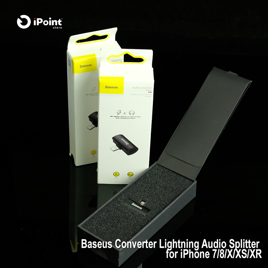 Baseus Converter Lightning Audio Splitter for iPhone 7/8/X/XS/XR