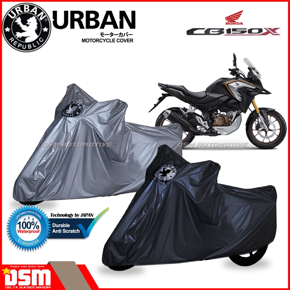 Urban / Cover Motor Honda CB150X 100% Waterproof &amp; UV Protection / Aksesoris Motor Honda CB 150 X / DSM