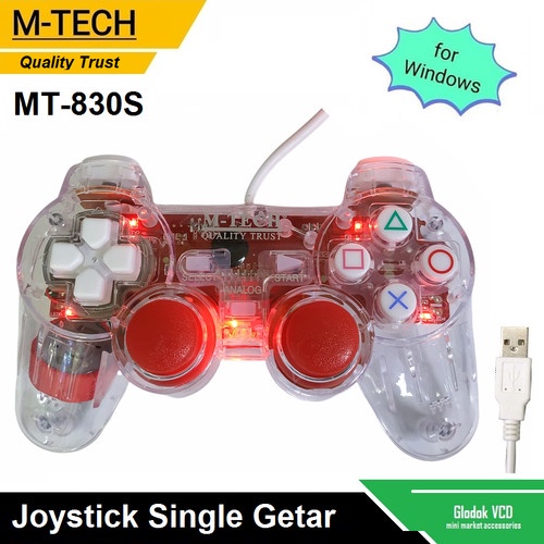 M-Tech MT-830S Gamepad SINGLE TRANSPARAN Joystick Controllers