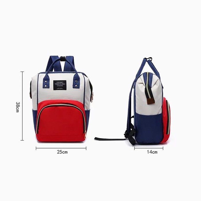 [1KG 2PCS] LBS Tas Diapers Ransel Bayi / Tas Ransel Susu Bayi / Tas Perlengkapan Bayi Murah