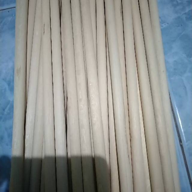 

Dowel kayu 8mm dan 7mm stik kayu bahan kerajinan