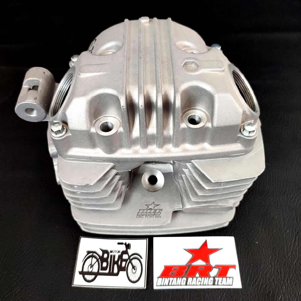 Head BRT Tiger Megapro Primus dan Klep 34 29 36 31 Material ALBRONZE Porting CNC