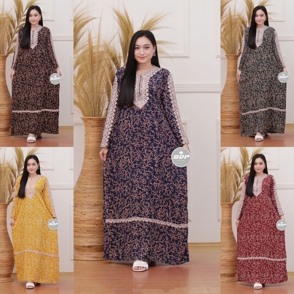 TERBARU | DASTER ARAB PANJANG | DASTER ARAB MOTIF | DASTER BUSUI RESLETING DEPAN | BAJU TIDUR DASTER