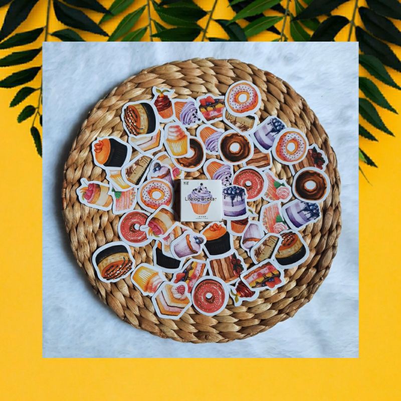 

[BISA COD] DESSERT STICKER || STIKER LUCU AESTHETIC
