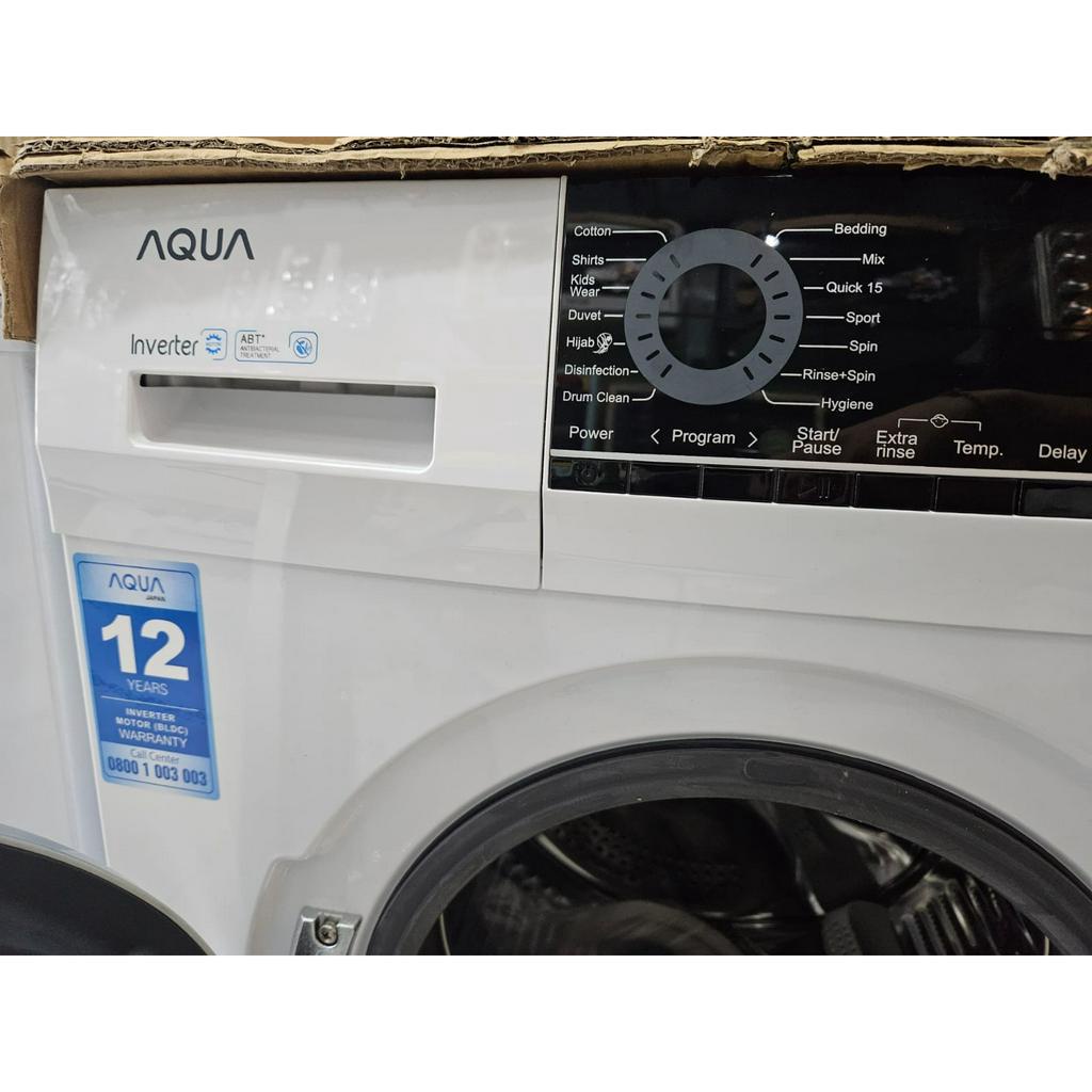 AQUA JAPAN MESIN CUCI FRONT LOADING 8,5 KG FQW 850829QD - FQW-850829QD